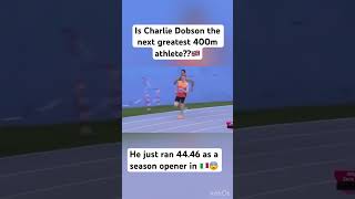 Charlie Dobson runs 4446 in Italy as a season opener 2024 😱 trackandfield athletics track 400m [upl. by Wassyngton917]