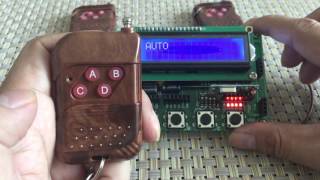 How to use  433Mhz Wireless Receiver Learning Code 1527 Decoding Module [upl. by Newlin710]