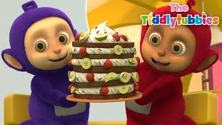 Teletubbies  Tubby Toast Cake  Official Tiddlytubbies 3D Season 4 [upl. by Zilef674]