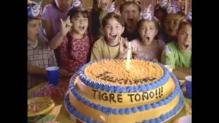 Zucaritas Cumpleaños Tigre Toño Comercial México 2003 [upl. by Aserahs]