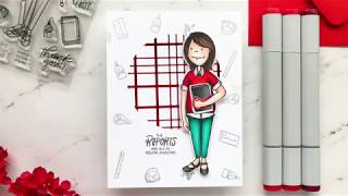 Copic Marker Shading Tutorial [upl. by Yaya]