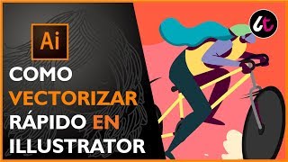 Como VECTORIZAR en Illustrator FÁCIL y RÁPIDO 🚀✅ [upl. by Schaffel]