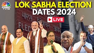 Lok Sabha Elections 2024 Dates LIVE Election Commission of India ECI Announces Polling Dates Live [upl. by Yrac855]