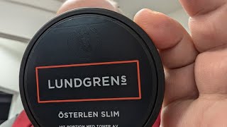 Lundgrens Osterlen Slim White Portion Apple Swedish Snus [upl. by Avitzur]