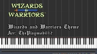 Wizards and Warriors Theme for Piano 50 speed [upl. by Earej331]