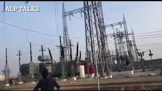 315 MVA 40022033 KV Transformer Switched On [upl. by Ogaitnas]