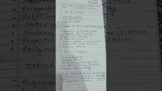 Sociology notes Social values and Normes [upl. by Toddy]