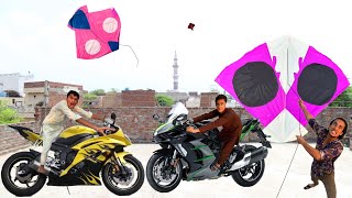 Kite Vs Nasir Buy Yellow Havey Bike [upl. by Mlawsky404]