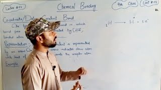 Coordinate or Dative Covalent bond  9th class Chemistry chapter 4 [upl. by Intyre453]