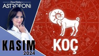 Koç Burcu Kasım 2024 Aylık Burç Yorumları Astrolog Demet Baltacı ile Astroloji haber burçlar [upl. by Ailesor]