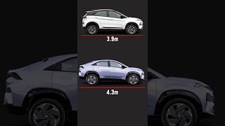 Nexon Ev VS curvv Ev Comparison❓shorts car tatamotors tata automobile [upl. by Eitsrik]