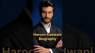 Haroon Kadwani Biography haroonkadwani jhoom jhoomdrama ruposh terimerikahani [upl. by Narot]