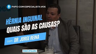 Quais são as Causas da Hérnia Inguinal Especialista Expllica  Dr Jorge Reina [upl. by Yenduhc]