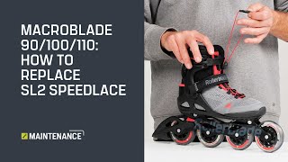 Macroblade 90100110 how to replace SL2 speedlace [upl. by Kamillah969]