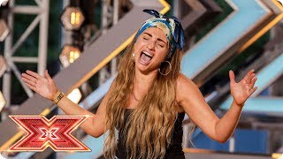 Talia Dean casts her spell on the Judges  Auditions Week 2  The X Factor 2017 [upl. by Retxab]