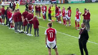 Vivianne Miedema farewell speech at Arsenals last game of the season [upl. by Eecats273]