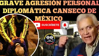 AGREDE JEFE DIPLOMÁTICO ROBERTO CANSECO DE MÉXICO EN TOMA DE EMBAJADA NOTICIA RFE [upl. by Dev]