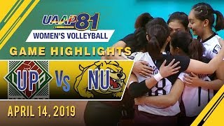 UAAP 81 WV UP vs NU  Game Highlights  April 14 2019 [upl. by Oir]