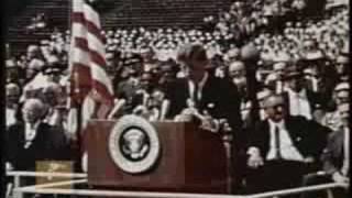 John F Kennedy  Address on the Space Effort [upl. by Adelice115]