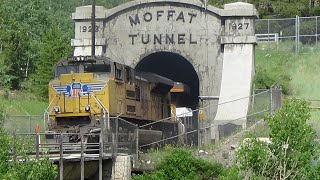 Rocky Mountaineer and Crude Oil train at West Portal Moffat Tunnel July 23 2024 [upl. by Pinebrook]