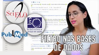 COMO USAR OS FILTROS NAS BASES DE DADOS Scielo PUBMEDMedLine e Biblioteca Virtual em Saúde BVS [upl. by Siulesoj]