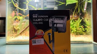 unboxingreview filtro hangon sunsun HBL501 [upl. by Sairu377]