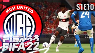 WHAT AN INSANE STRIKE  FIFA 22 MGH UNITED CAREER MODE S1E10 [upl. by Magavern]