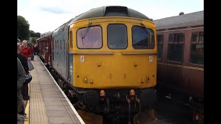 Wensleydale Railway  Classes 33 14 143 121  Breakdown  290524  HD [upl. by Mast]