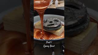 Part 1  Epoxy wood burl bowl Woodturning [upl. by Dewar]