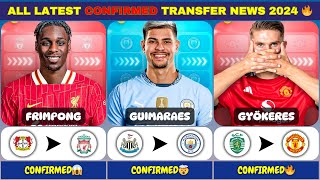 ALL LATEST CONFIRMED TRANSFER NEWS 2024 ✅🔥 [upl. by Sascha790]