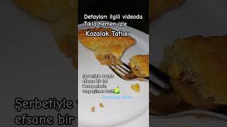 Kozalak Tatlısı 🩵 tatlı pratiktarifler food şerbetlitatlıtarifleri music [upl. by Rosemarie305]