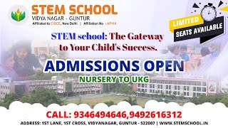 Admissions open for Nursery to UKG  STEM school The Gateway to Your Childs Success [upl. by Hector]