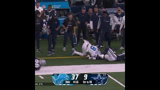 Jameson Williams catches for a 24yard Gain vs Dallas Cowboys [upl. by Merrielle]