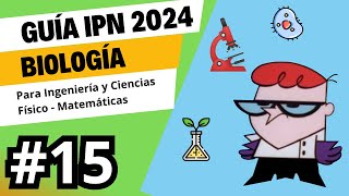 Guía IPN 2024  Biología  Pregunta 15  Área Físico  Matemática [upl. by Alilahk]