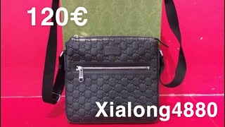 Unboxing et review dune sacoche Gucci en cuire  Xiaolong4880 [upl. by Bellew416]