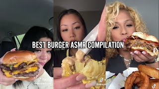 ASMR BEST BURGER ASMR MUKBANG VIDEOS ┃ TIKTOK COMPILATION [upl. by Nessy]