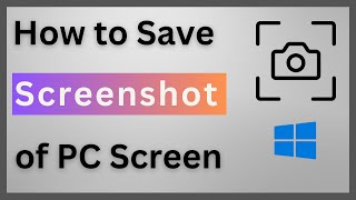 How to Take Screenshot on Windows Computer  Snipping Tool  Screen Capture Windows 10 [upl. by Fineberg]