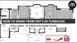 How to Redraw PDFs in AutoCAD amp TurboCAD  Learn How To Create CAD Drawings From PDFs [upl. by Peers]