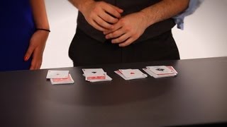 How to Do the 4 Aces Card Trick  Coin amp Card Magic [upl. by Carlstrom]