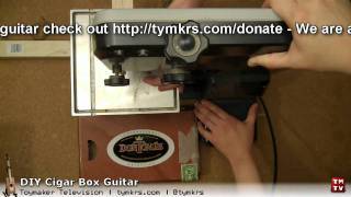 DIY Cigar Box Guitar Part 4  Bracing with Saul the Bandsaw [upl. by Ia]