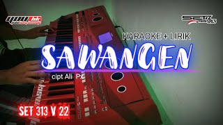 Sawangen dangdut koplo karaoke tanpa vocal [upl. by Annasor]