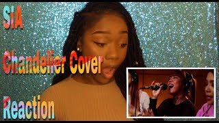 SIA  Chandelier 4th Impact Cover Reaction [upl. by Nosnhoj421]