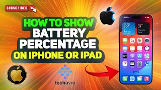 How to show battery percentage on iphone or iPad 2024 [upl. by Siuqcram]