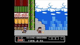 Hammerin Harry Gameplay NES [upl. by Nova]