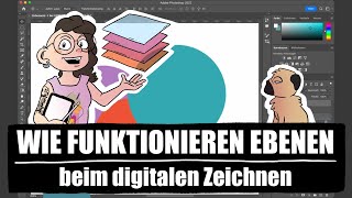 Wie funktionieren Ebenen beim digitalen Zeichnen – kurz und schmerzlos [upl. by Manvel762]