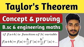 Taylors Theorem proof  Taylors Theorem  engineering mathematics  bsc maths [upl. by Attenaej]