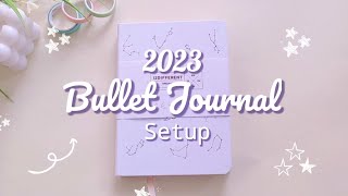 2023 Simple Bullet Journal setup idea for beginners ⭐ [upl. by Iot]