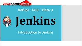 01  DevOps  CI CD  Introduction to Jenkins [upl. by Onaicilef814]