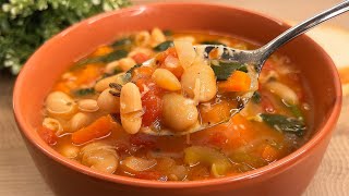 My Italian friend gave me a recipe for Easy Bean Soup So delicious youll want more [upl. by Negeam187]