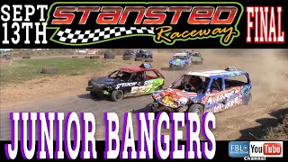 Stansted Raceway Junior Bangers FINAL 13th September 2020 Stock car Banger racing [upl. by Zaraf279]